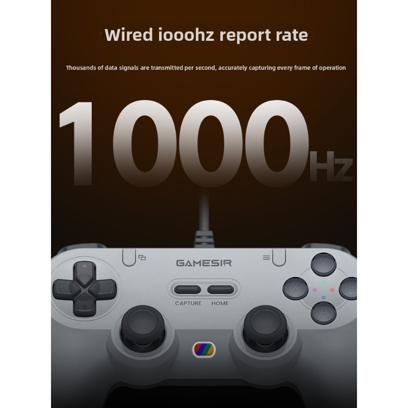 Manette de jeu filaire Gaishi Chick Fox pour PC, ordinateur, Steam Hall, PS5, architecture symétrique, DS4, remplacement plat, rétro Switch, Apple, Android, téléphone portable, ordinateur portable_voghion.com