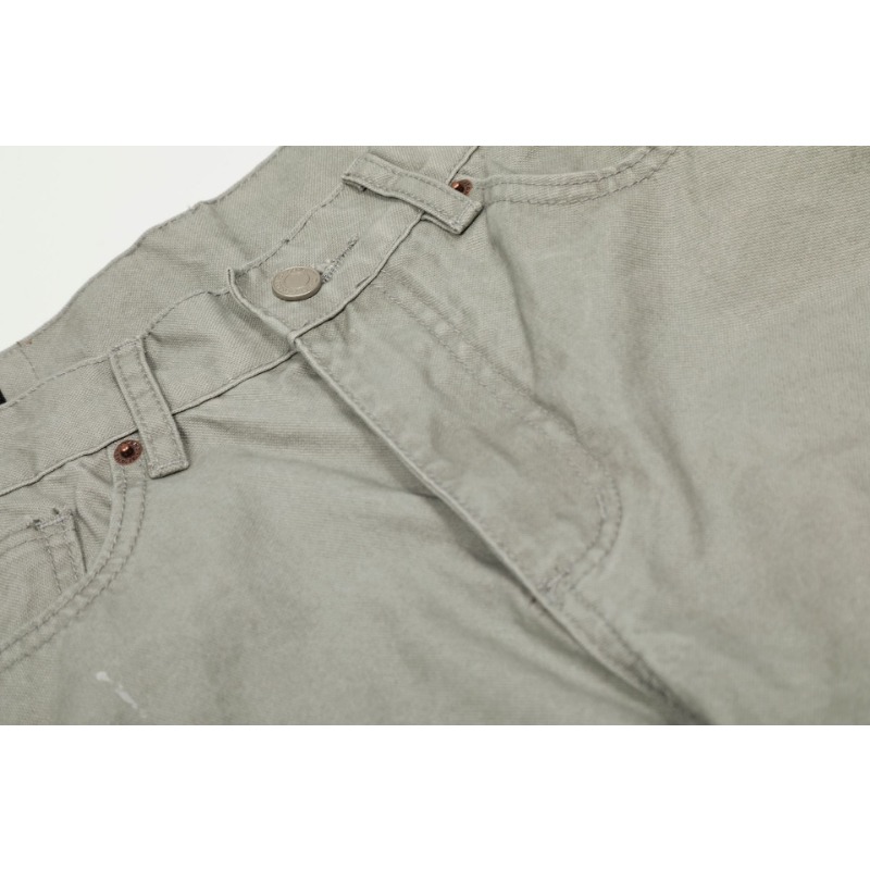 Z031 American Retro Men's And Women's Street High-end Sense Handmade Ink Design High Street Men's Loose Casual Overalls_viptrois.com