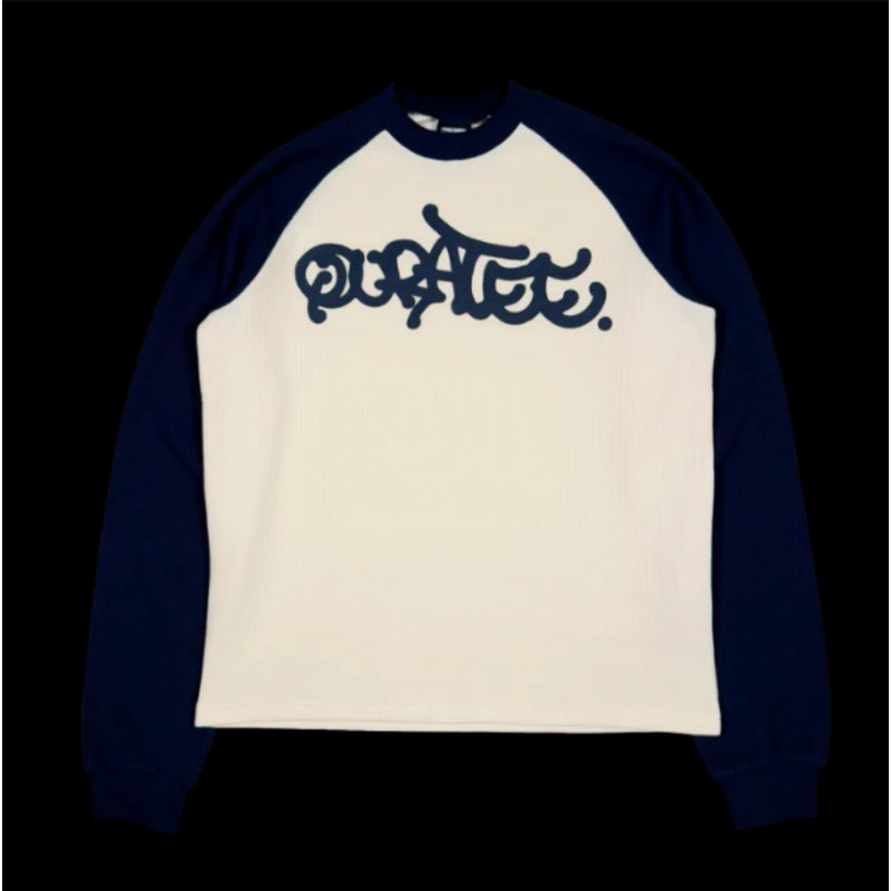 Ins European And American Camouflage Splicing Long-sleeved T-shirt Men's And Women's High Street Trendy Brand Bottoming Shirt Letter Printing Loose Ca_viptrois.com