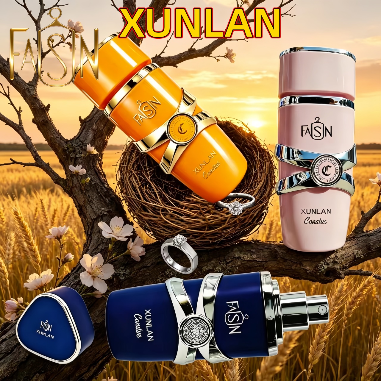 Parfum xunlan blue élégance et fragrance longue durée au quotidien_voghion.com