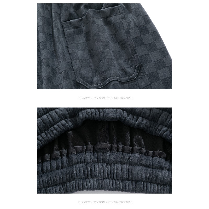 Corduroy Pants Men's Spring And Autumn Loose Straight Wide-leg Sweatpants Men's Hong Kong Style Tide Brand Sports Casual Trousers_viptrois.com