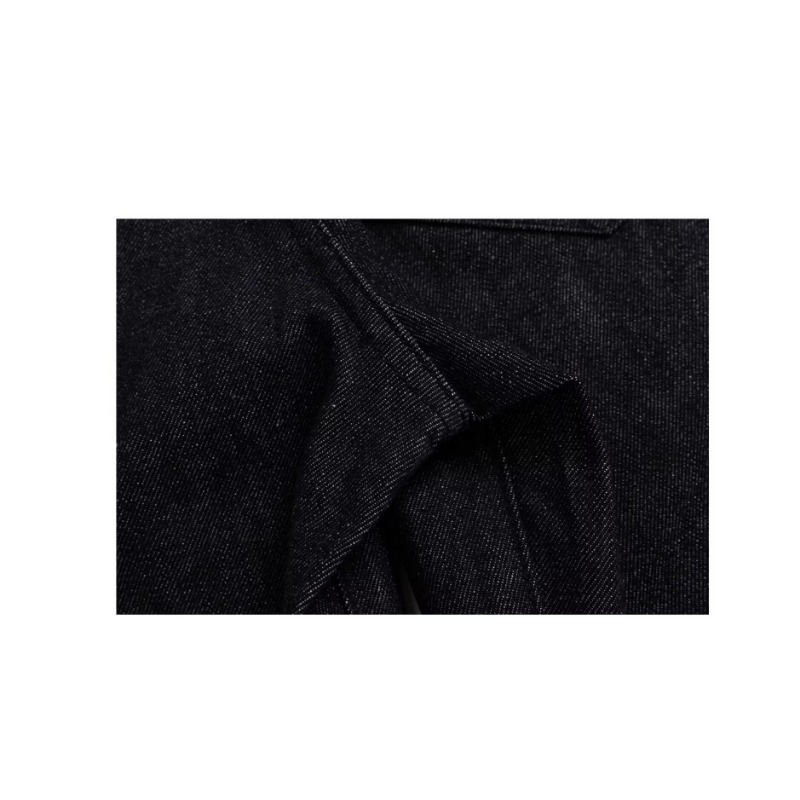American High Street Retro Washed Breasted Design Sense Jeans Men's Street Trendy Brand Ruffian Handsome Loose Casual Wide-leg Pants_viptrois.com