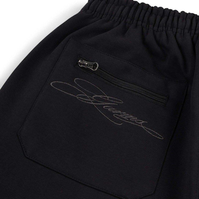 European And American Y2k High Street Trend Trendy Brand Letter Embroidery Casual Loose Wide-leg Pants Shorts Five-point Pants Men_viptrois.com