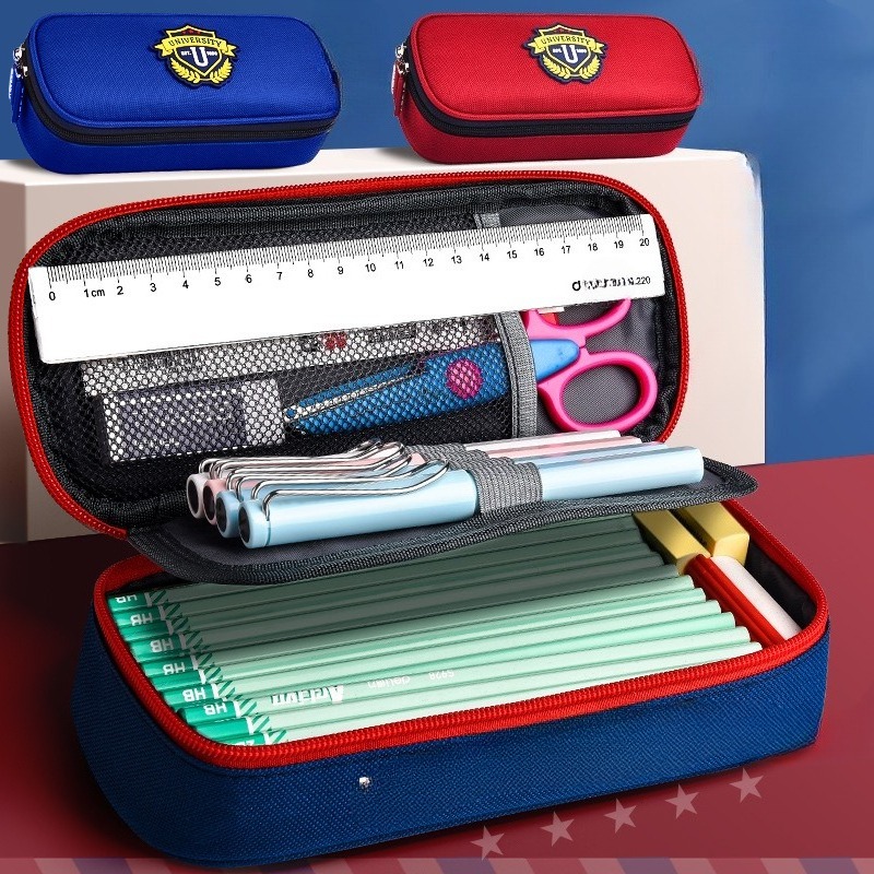 British Style Pencil Case For Primary School Students Stationery Bag_voghion.com