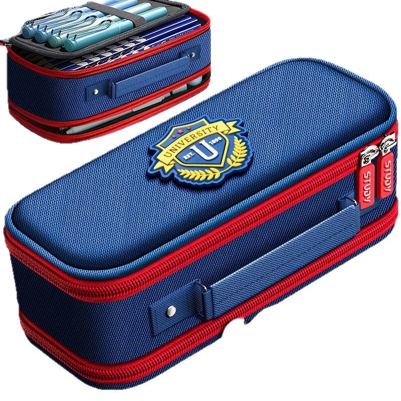 British Style Pencil Case For Primary School Students Stationery Bag_voghion.com