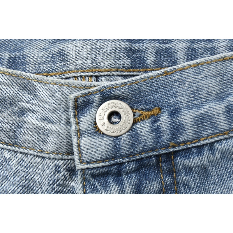 TRS Sunrise Tooling | 26SS Loose Washing Water Old Kaha B11 Logging Five-Point Denim Shorts Men_viptrois.com