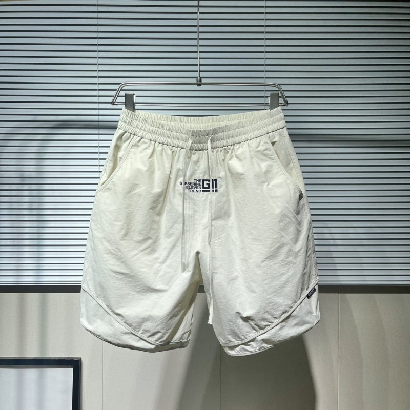 2025 Summer Trendy Brand Embroidered Tooling Shorts Men's Casual Loose Five-point Pants Trendy Quick-drying Shorts_viptrois.com