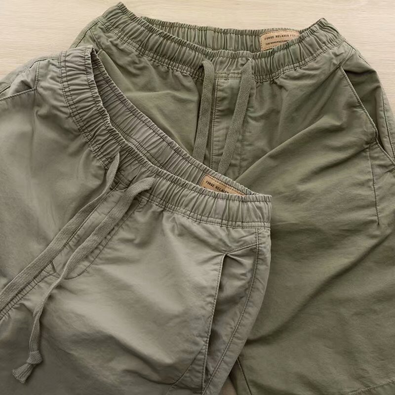 Men's Casual Shorts Five-point Breeches Tooling Style Summer_voghion.com