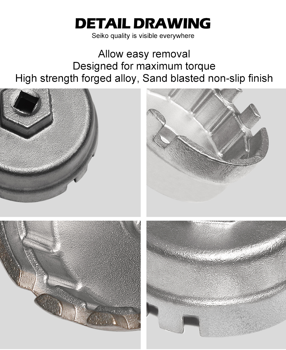 Oil Filter Wrench Cap Removal Tool for Toyota Corolla Prius Scion