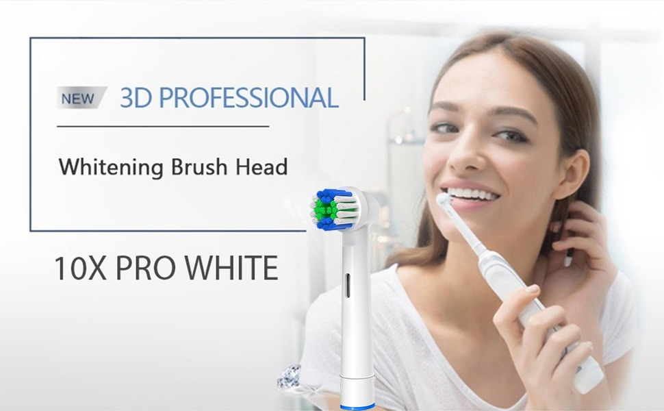 Replacement Toothbrush Heads Compatible with Oral-B Braun