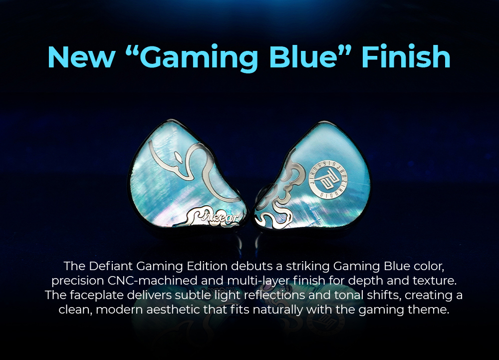Juzear x Z Reviews Defiant Gamefidelity Edition 1DD+3BA Hybrid IEMs