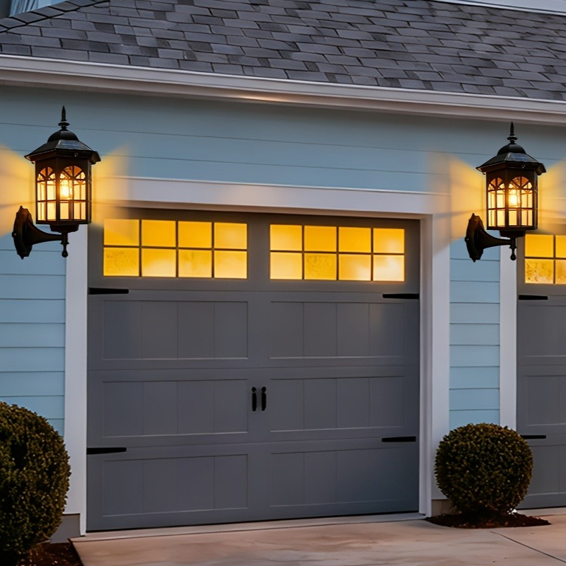 Retro Solar Wall Light – Decorative Shadow Effect – product detail image 3 - CE GARDEN