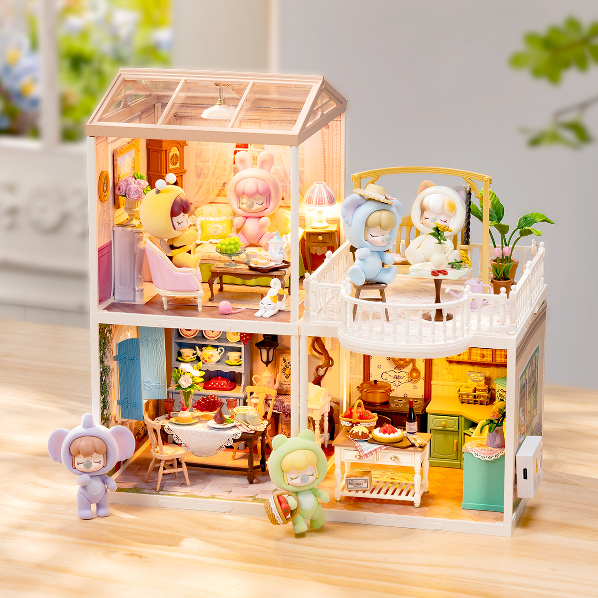 Rolife Super Creator Accessori Kit di Modellini in Miniatura fai-da-te Rolife Super Creator Accessori Kit di Modellini in Miniatura fai-da-te