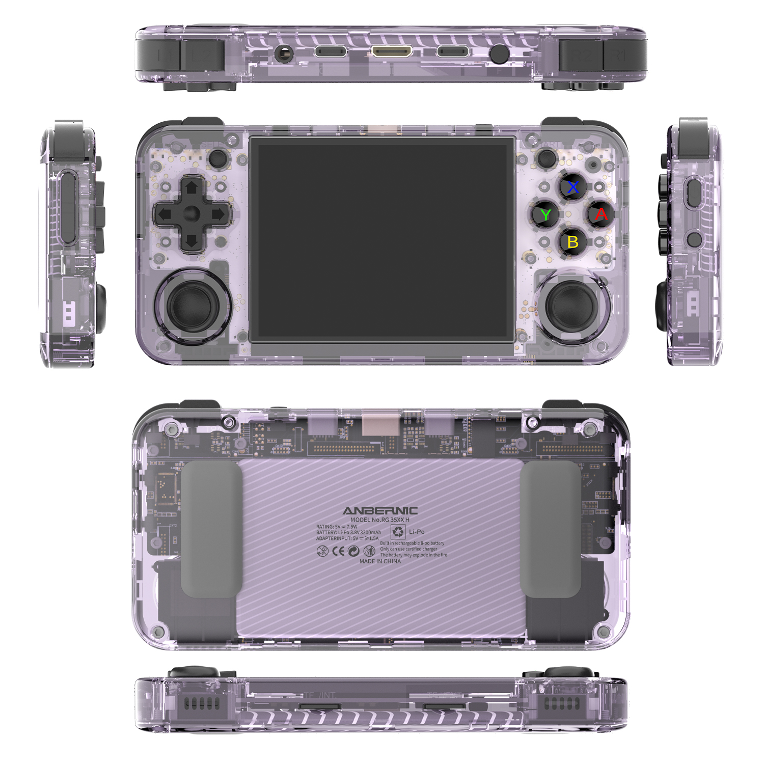 ANBERNIC RG35XXH Retro Handheld Gaming Console With 64G TF