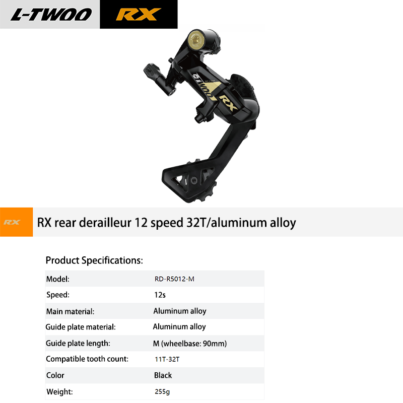 LTWOO RX 2x 12 Speed Road Bike Mechanical Groupset Shifters Lever