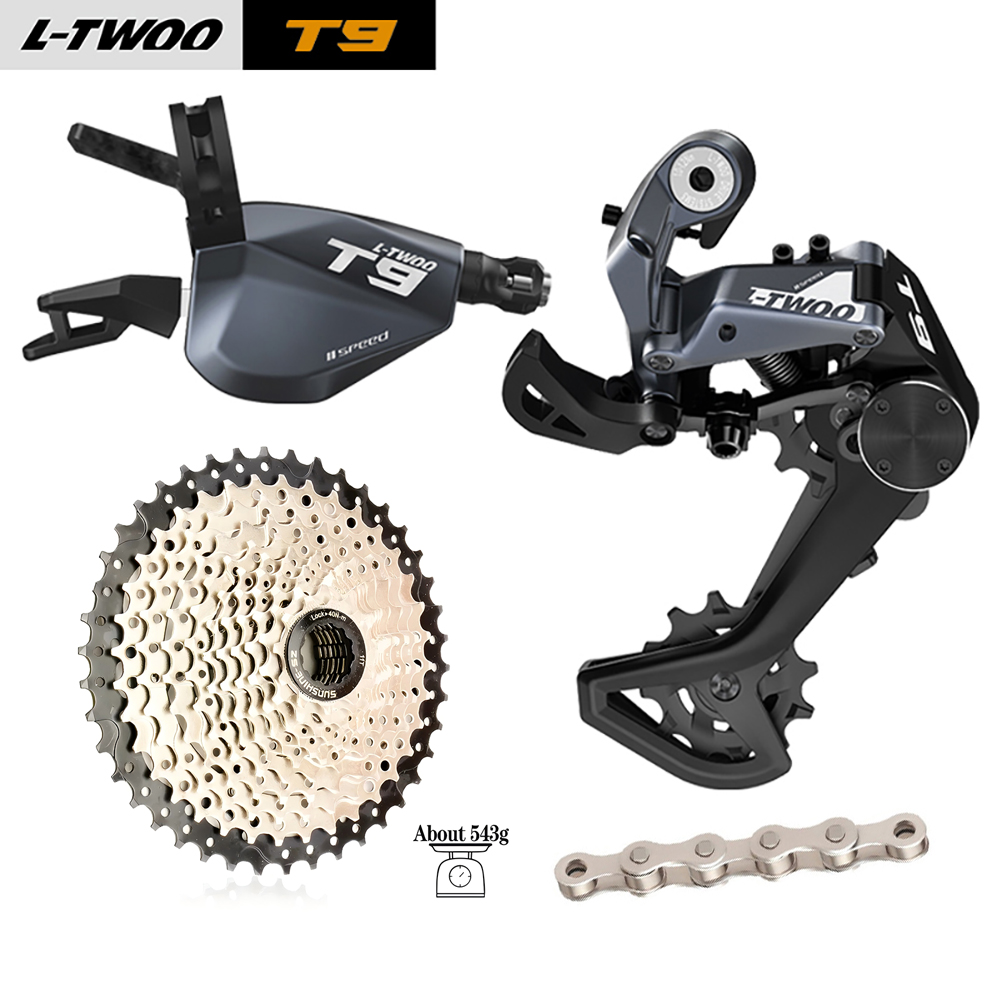 LTWOO T9 11 Speed MTB Bike Groupset Shifter Rear Derailleur Chain