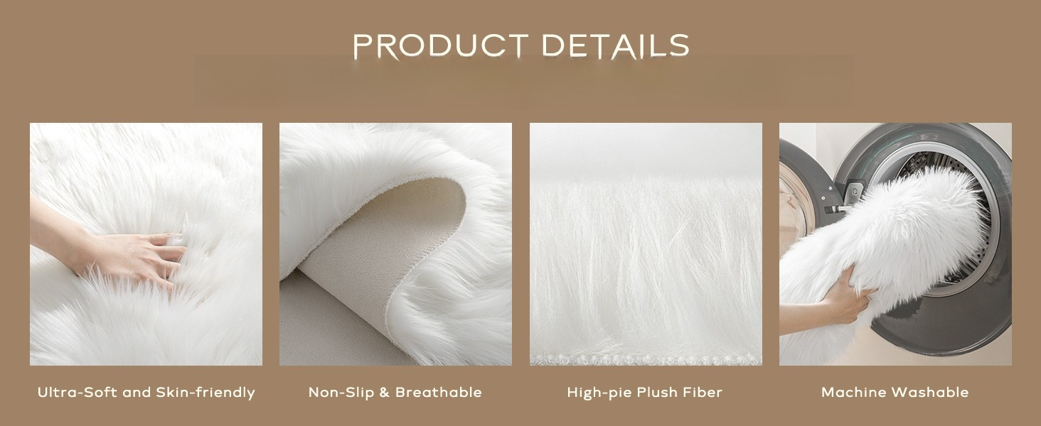 ultra soft non slip shedding machine washable