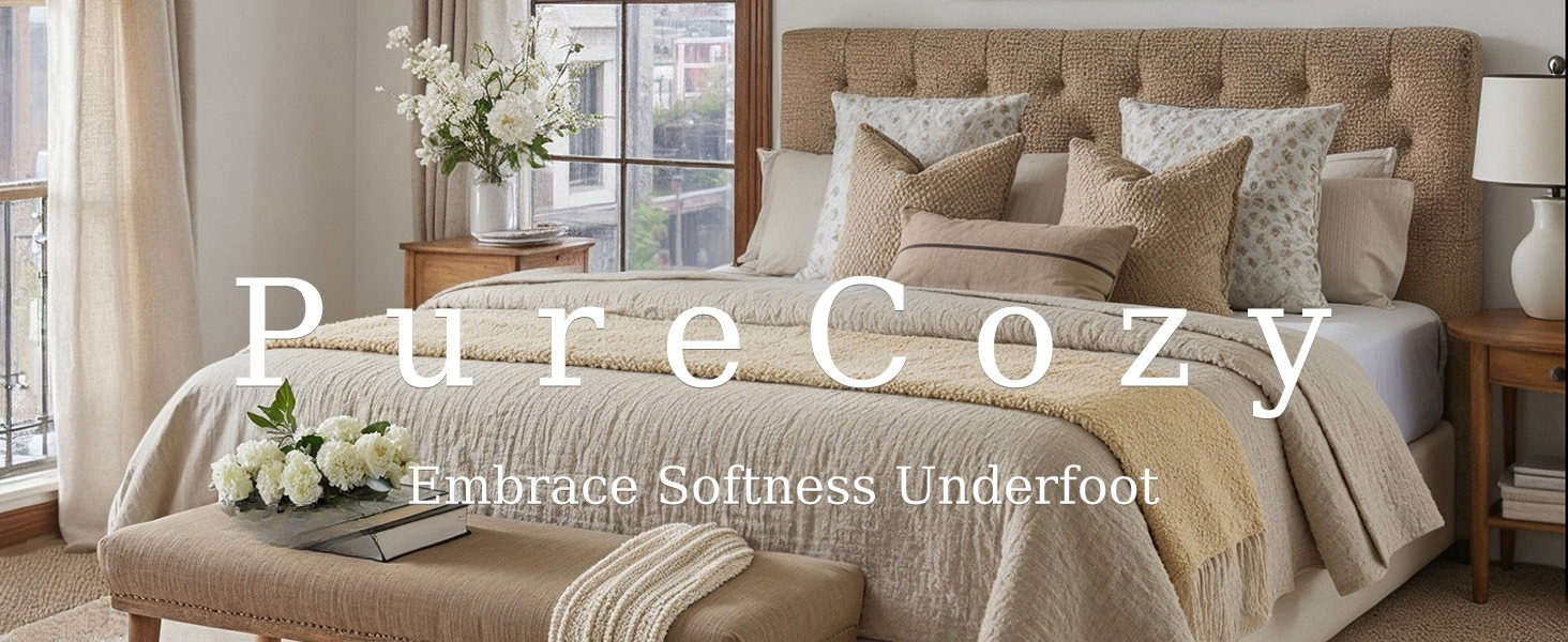 PureCozy Checkered Rug