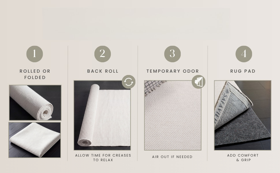Rug Arrival Tips
