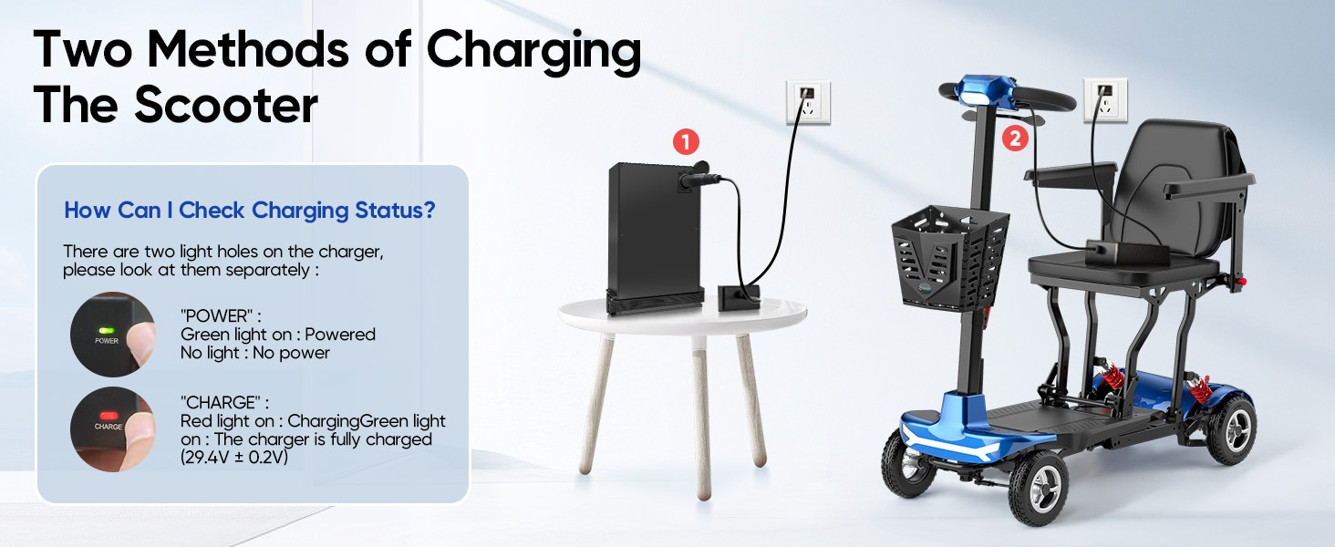 portable folding mobility scooters for adults