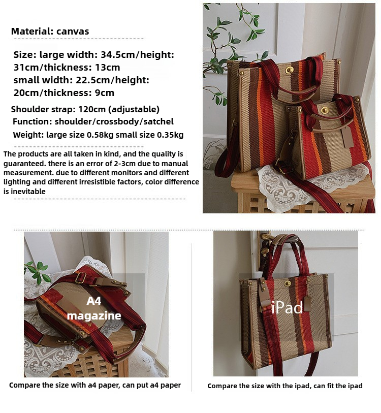 Canvas-Einkaufstasche für Damen, große Denim-Umhängetasche, Vintage-Schulranzen, süße Hobo-Taschen für Arbeit, Reisen, College, lässige Tragetasche_voghion.com