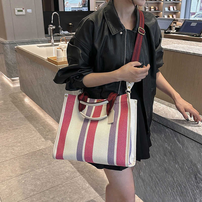 Canvas-Einkaufstasche für Damen, große Denim-Umhängetasche, Vintage-Schulranzen, süße Hobo-Taschen für Arbeit, Reisen, College, lässige Tragetasche_voghion.com