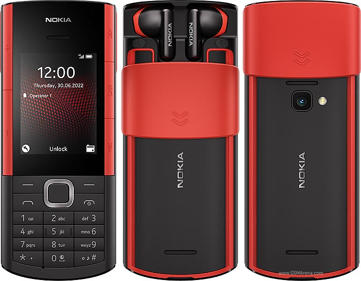 Nokia 5710 XpressAudio keypad Phone, with inbuilt Wireless Earbuds