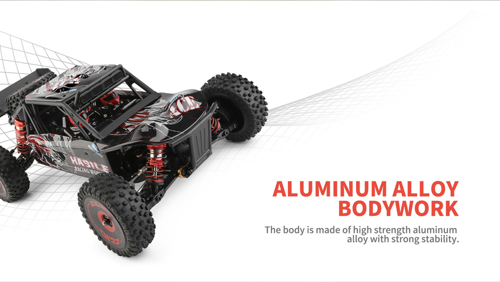 WLtoys 124016 124017 1:12 Brushless RC Car 75KM/H High-Speed Off