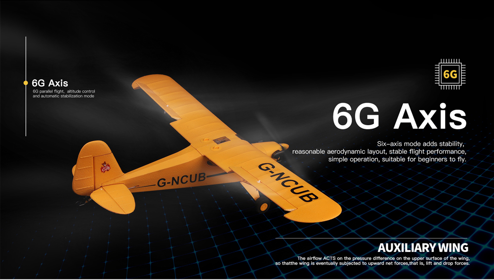 WLtoys XK A160-J3 SKYLARK RC Plane, 5-CH Large Remote Control