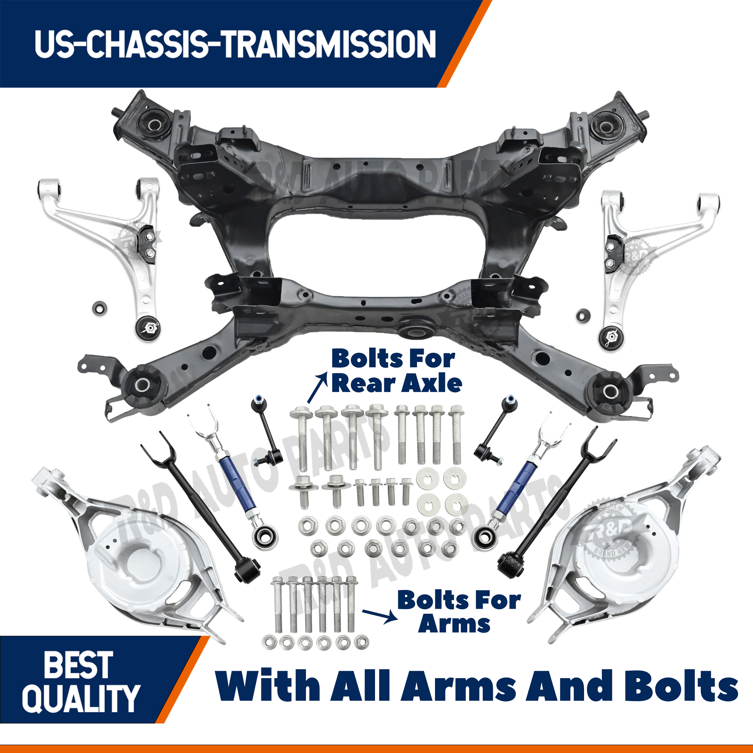 REAR SUBFRAME CROSSMEMBER SUSPENSION FOR 09-15 INFINITI EX35 G37