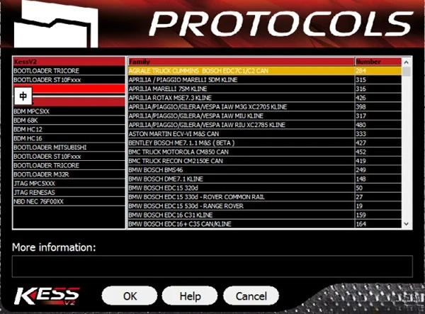 What new protocols added with KESS V2 V5.017?