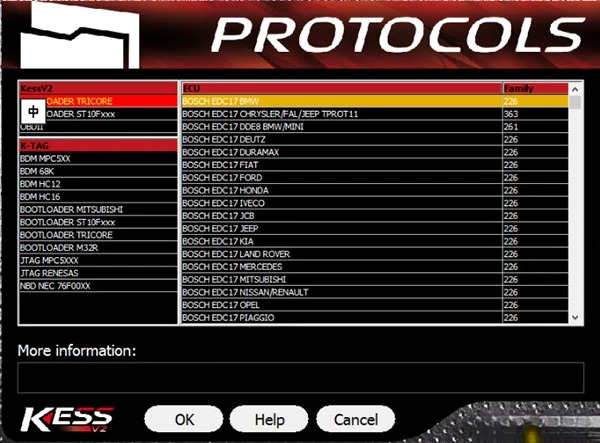 What new protocols added with KESS V2 V5.017?