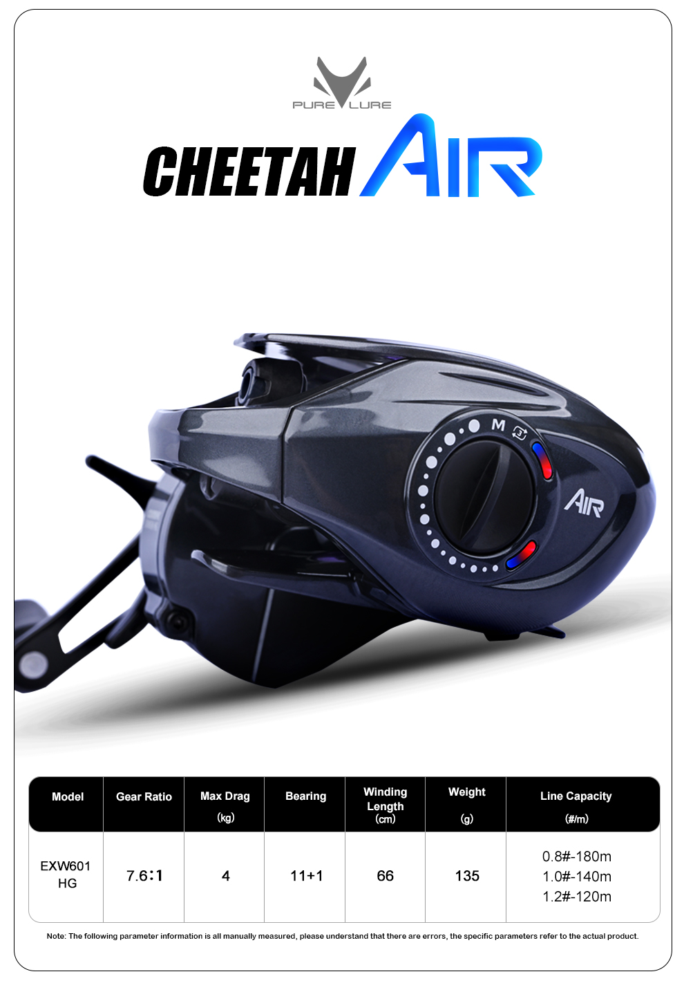 CHEETAH Air DC左 PURELURE New CHEETAH AIR Three Modes DC Electronic Brake