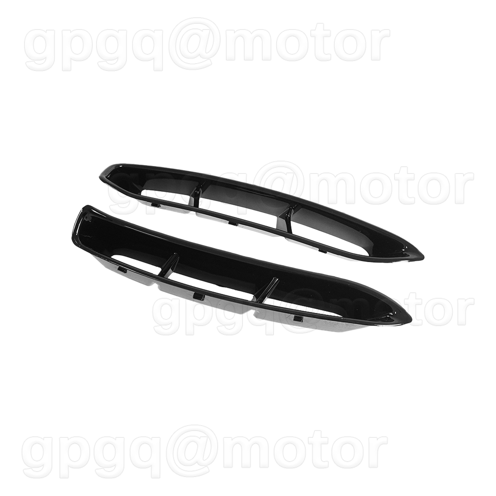GM Genuine OEM Front Left Fender Vent Grille For 2006-2013 Chevy Corvette - Black, Matte Finish, 15807845